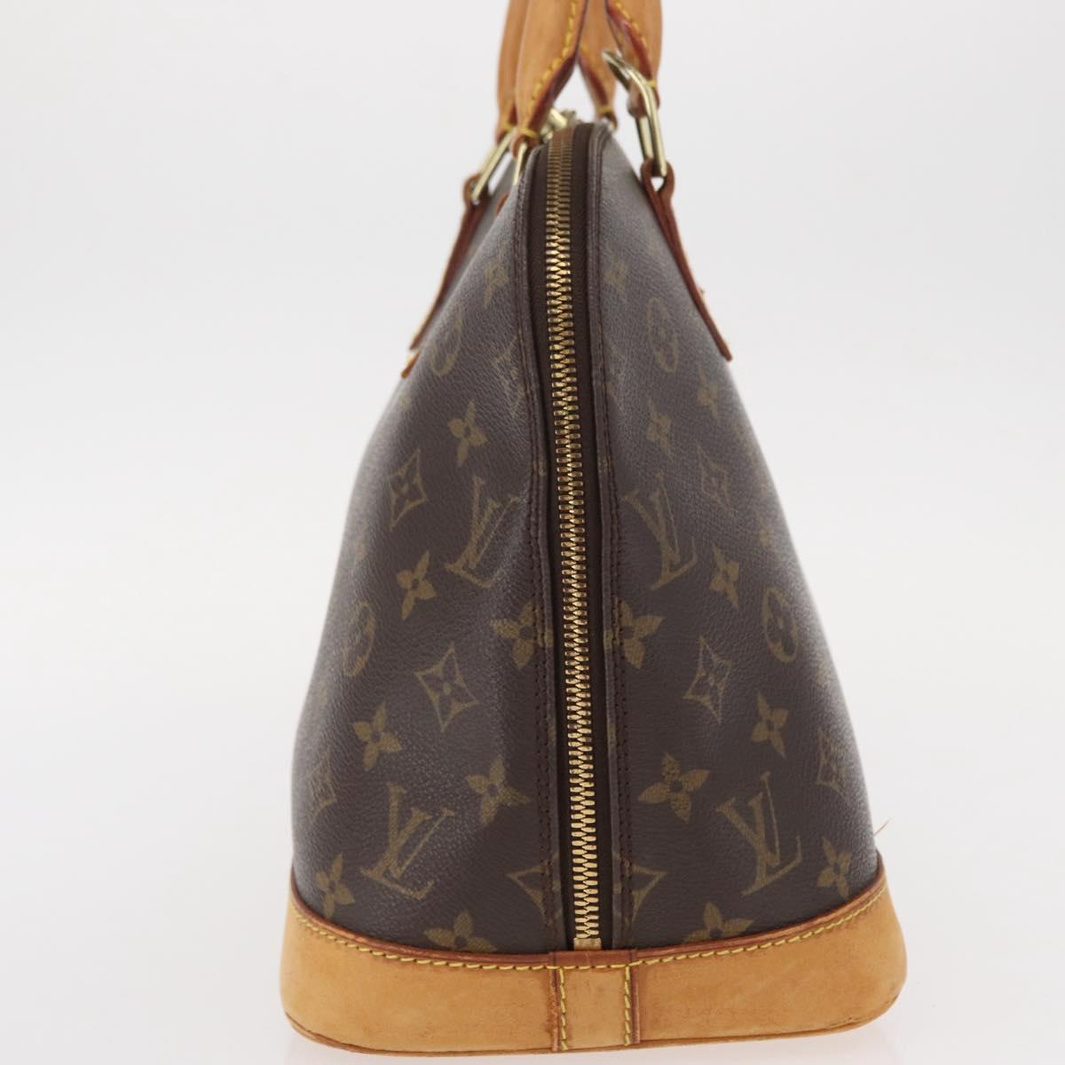 LOUIS VUITTON Monogram Alma Hand Bag M51130 LV Auth BA8120
