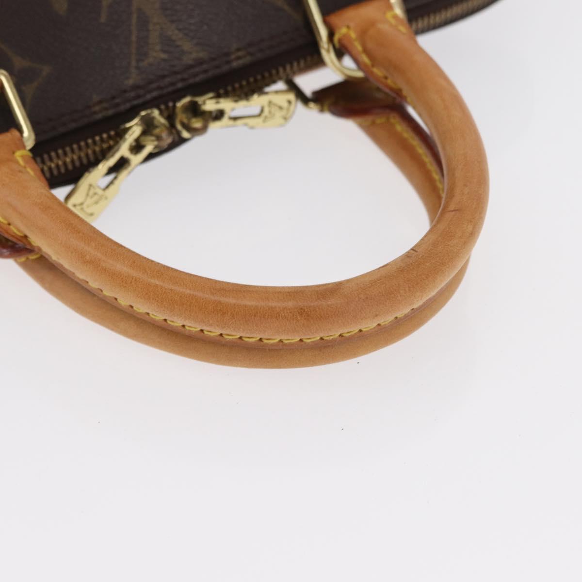 LOUIS VUITTON Monogram Alma Hand Bag M51130 LV Auth BA8120