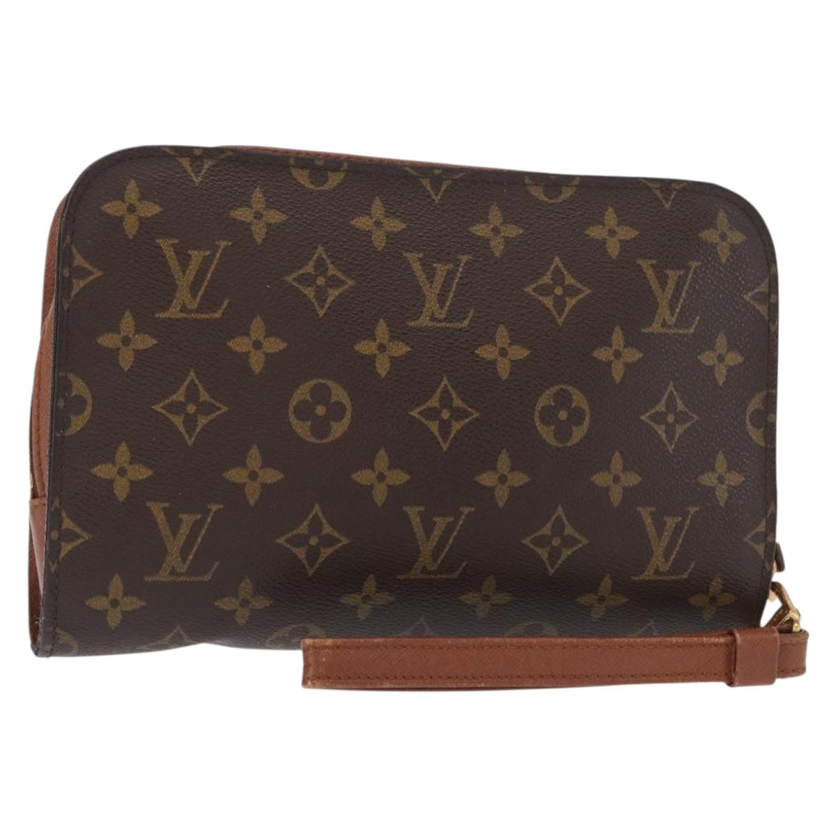 LOUIS VUITTON Monogram Orsay Clutch Bag M51790 LV Auth BA8121