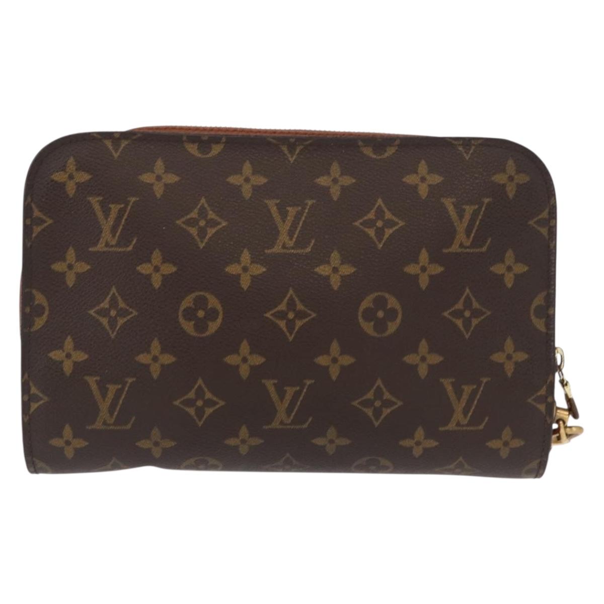 LOUIS VUITTON Monogram Orsay Clutch Bag M51790 LV Auth BA8121