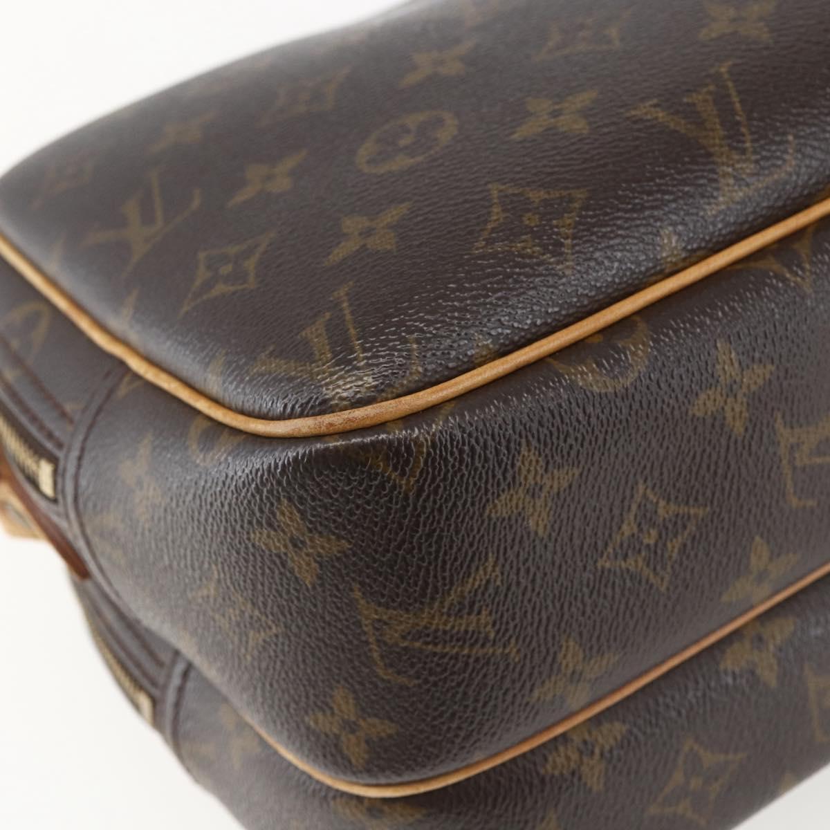 LOUIS VUITTON Monogram Reporter PM Shoulder Bag M45254 LV Auth BA8126