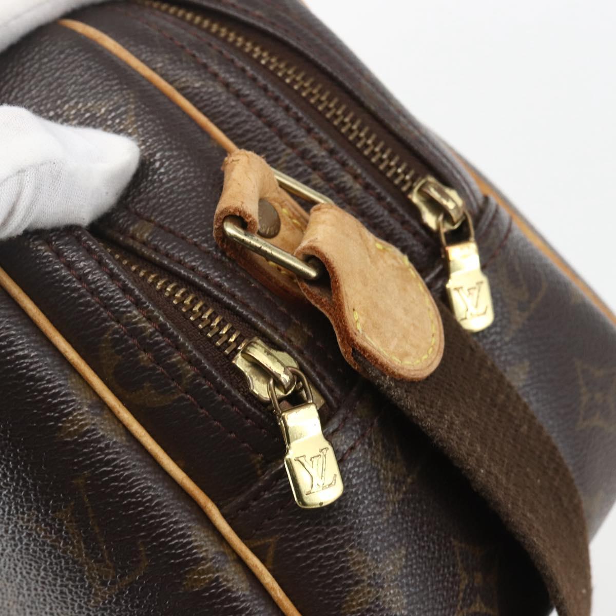 LOUIS VUITTON Monogram Reporter PM Shoulder Bag M45254 LV Auth BA8126