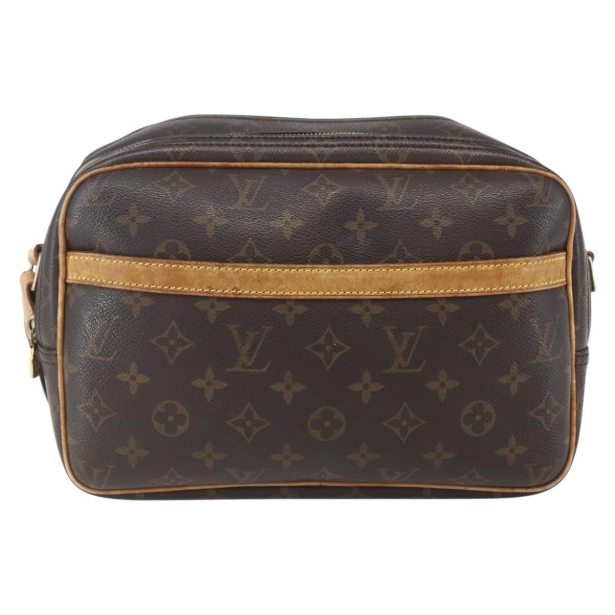 LOUIS VUITTON Monogram Reporter PM Shoulder Bag M45254 LV Auth BA8126
