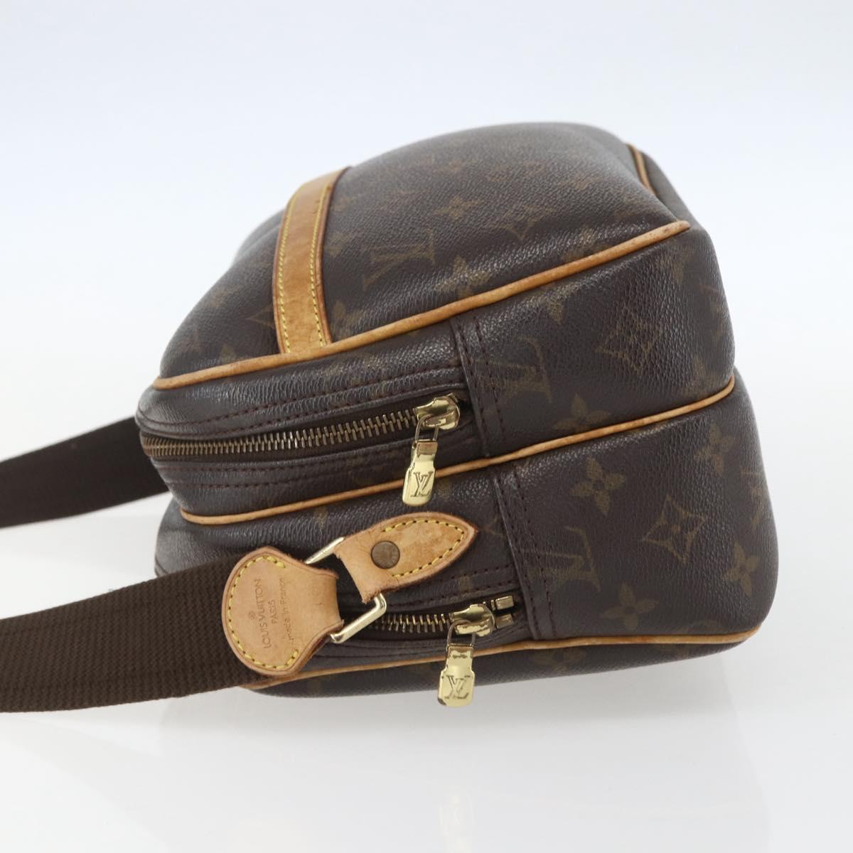 LOUIS VUITTON Monogram Reporter PM Shoulder Bag M45254 LV Auth BA8126