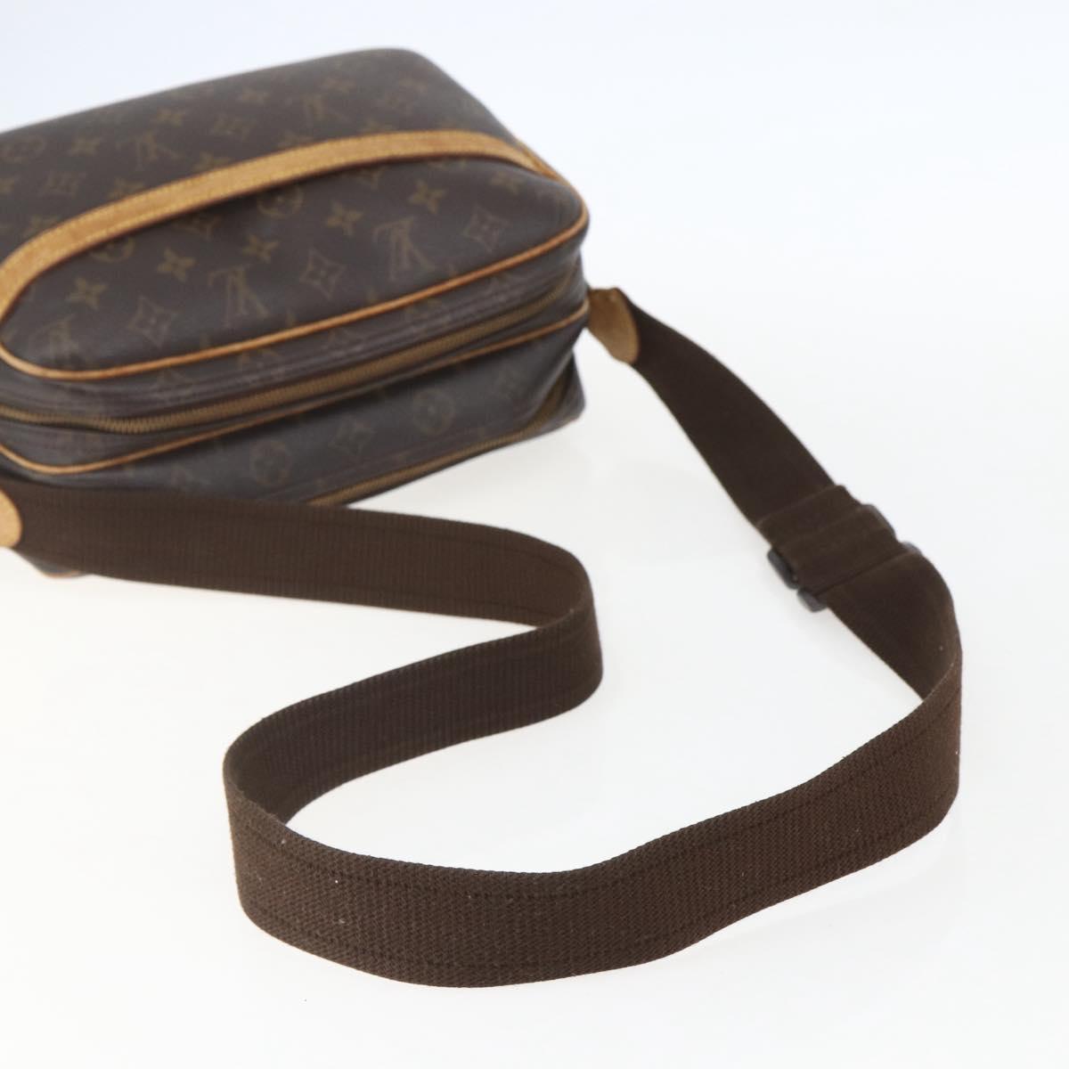 LOUIS VUITTON Monogram Reporter PM Shoulder Bag M45254 LV Auth BA8126