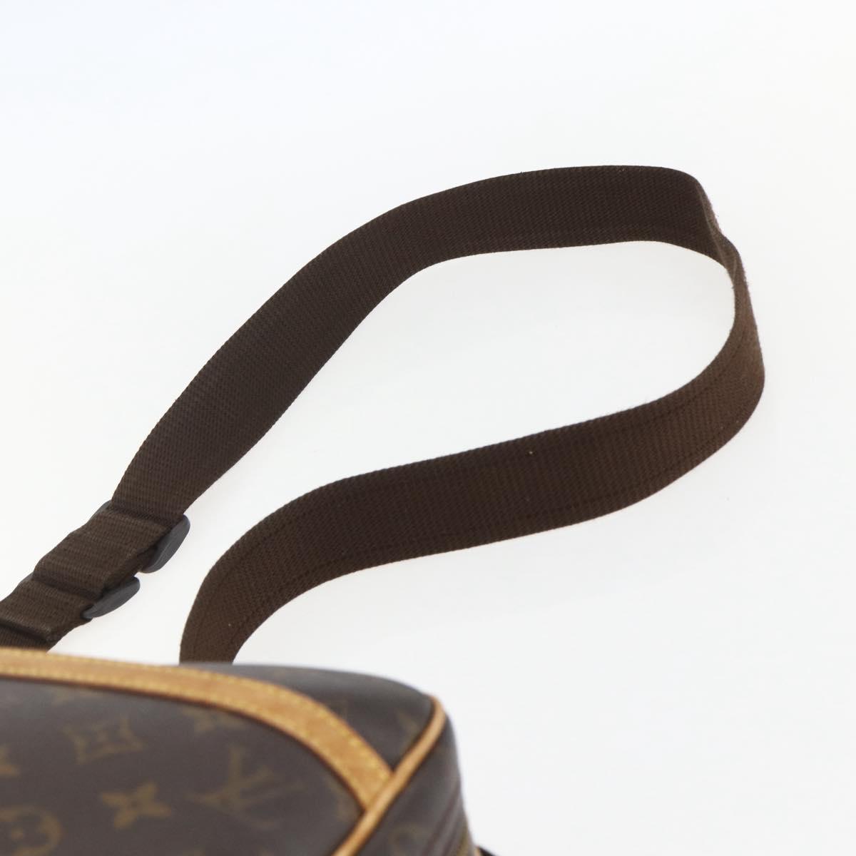 LOUIS VUITTON Monogram Reporter PM Shoulder Bag M45254 LV Auth BA8126