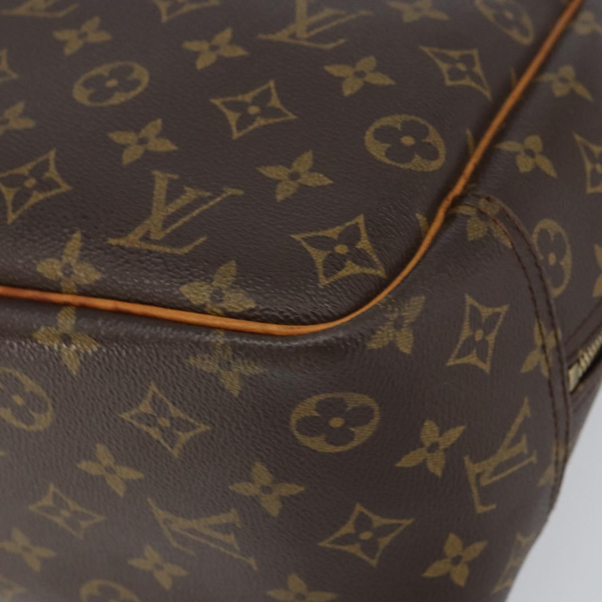 LOUIS VUITTON Monogram Deauville Hand Bag M47270 LV Auth BA8128