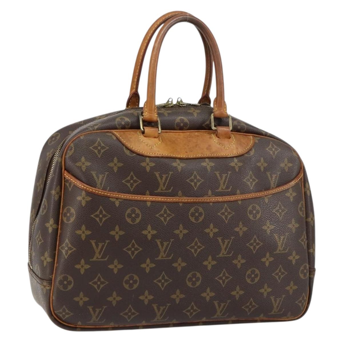LOUIS VUITTON Monogram Deauville Hand Bag M47270 LV Auth BA8128