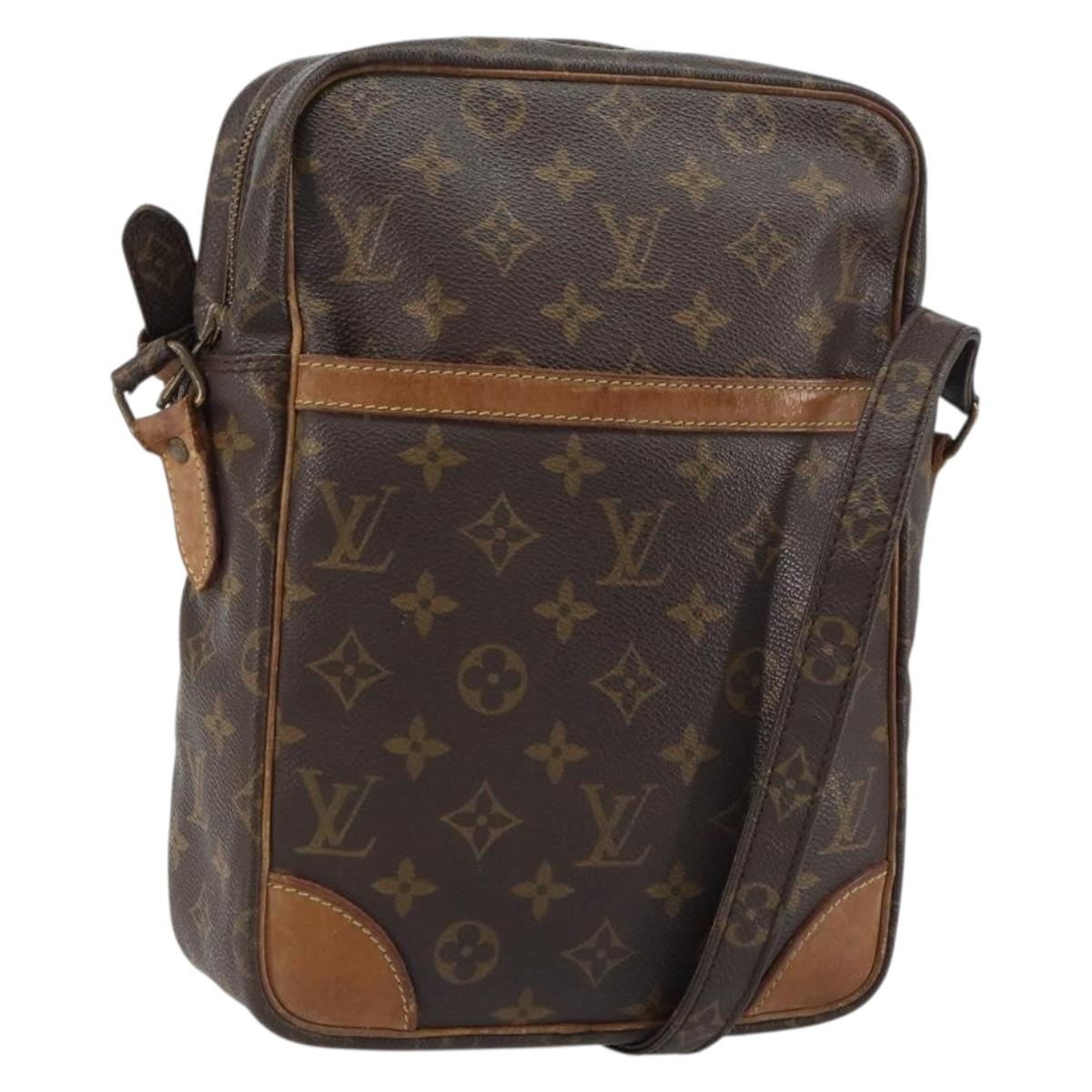 LOUIS VUITTON Monogram DanubeMM Shoulder Bag M45264 LV Auth BA8129