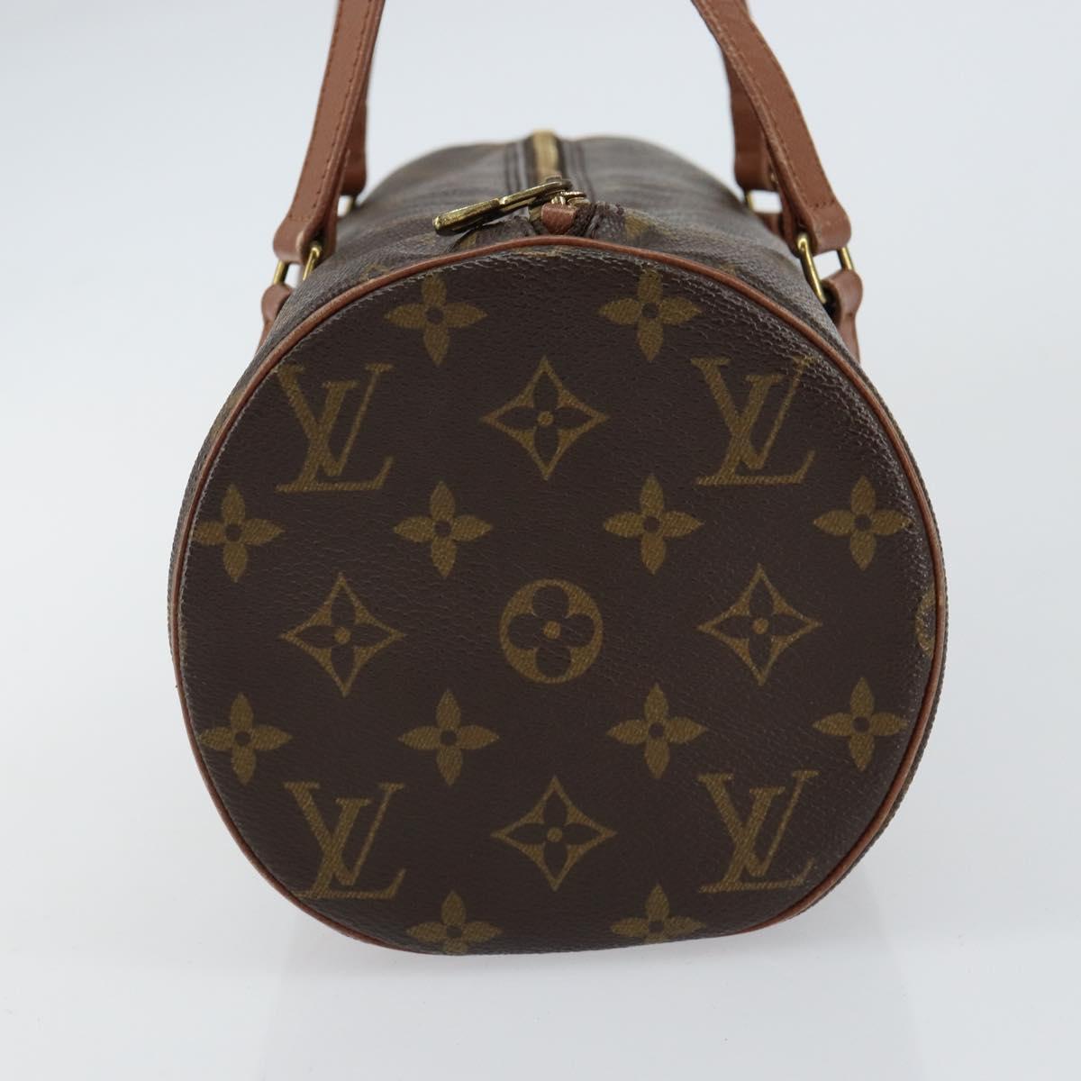 LOUIS VUITTON Monogram Papillon 30 Hand Bag M51385 LV Auth BA8131