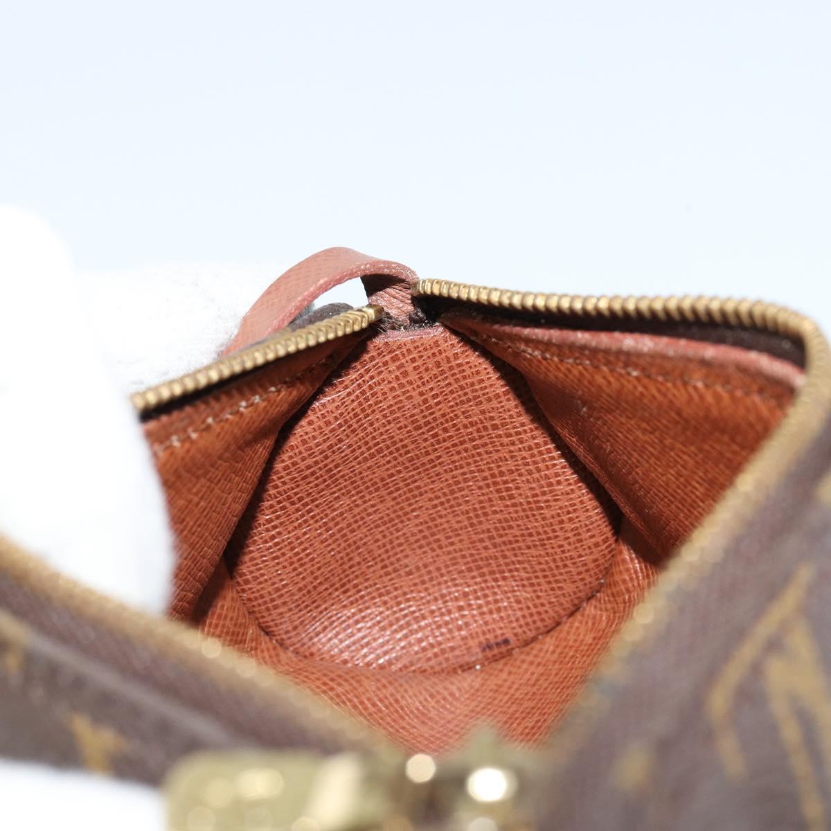 LOUIS VUITTON Monogram Papillon Pouch LV Auth BA8132