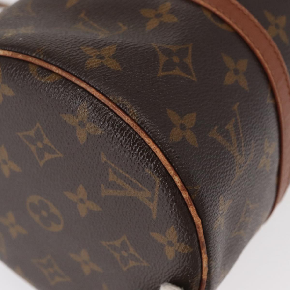 LOUIS VUITTON Monogram Papillon 30 Hand Bag M51385 LV Auth BA8133