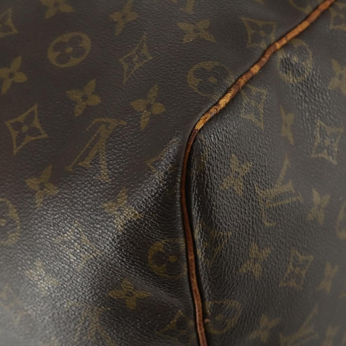 LOUIS VUITTON Monogram Keepall 55 Boston Bag M41424 LV Auth BA8135