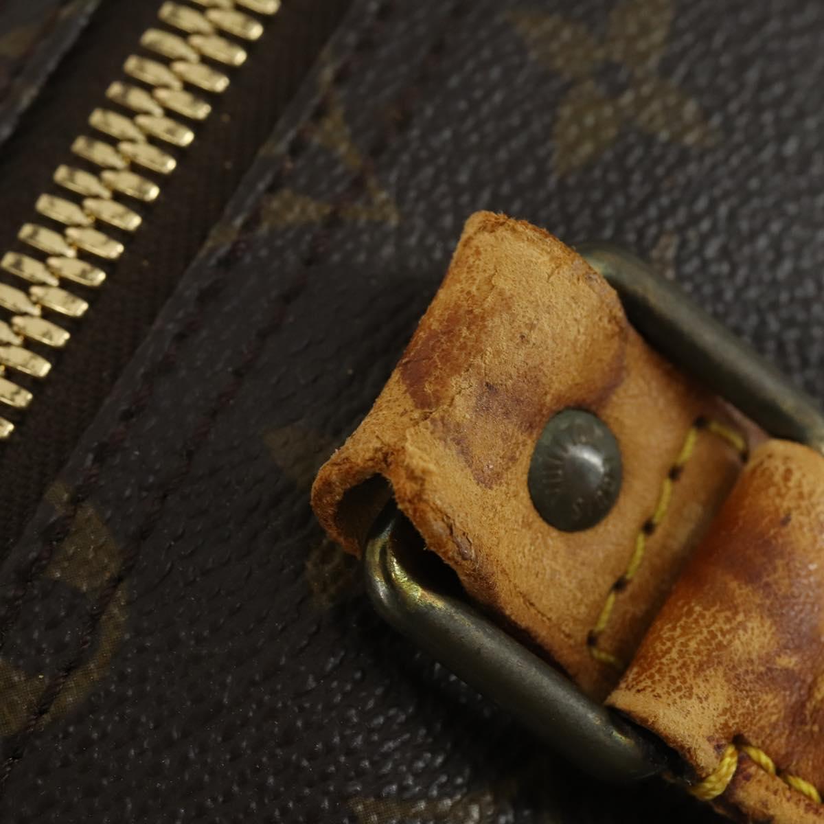 LOUIS VUITTON Monogram Keepall 55 Boston Bag M41424 LV Auth BA8135