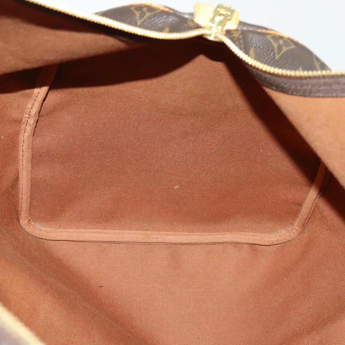 LOUIS VUITTON Monogram Keepall 55 Boston Bag M41424 LV Auth BA8135