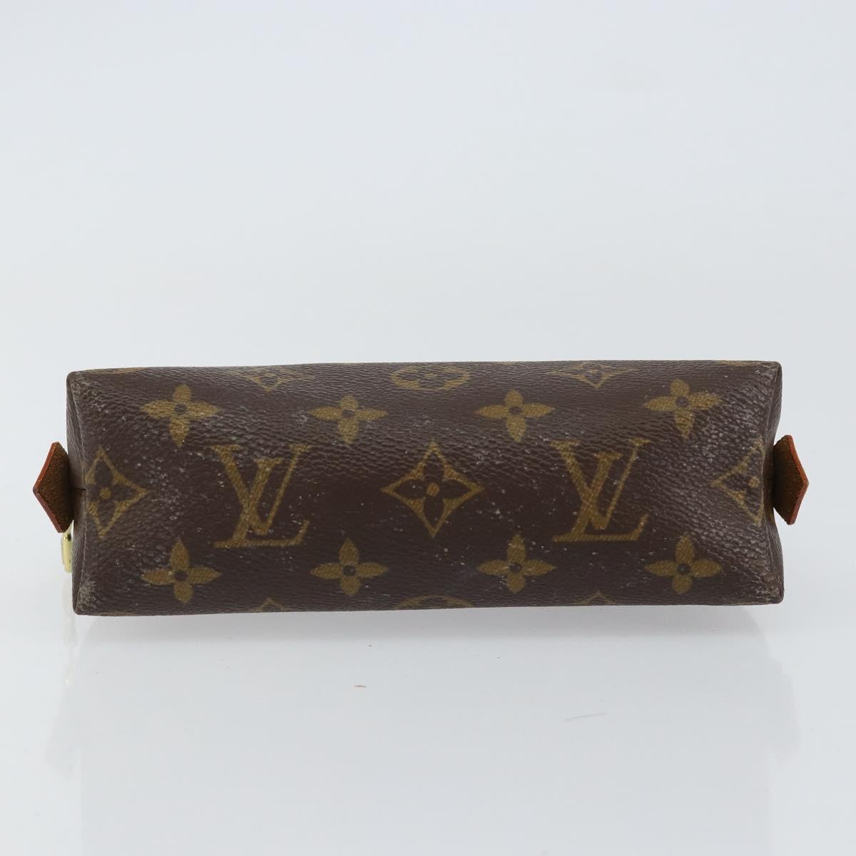 LOUIS VUITTON Monogram Pochette Cosmetic PM Pouch M43998 LV Auth BA8139