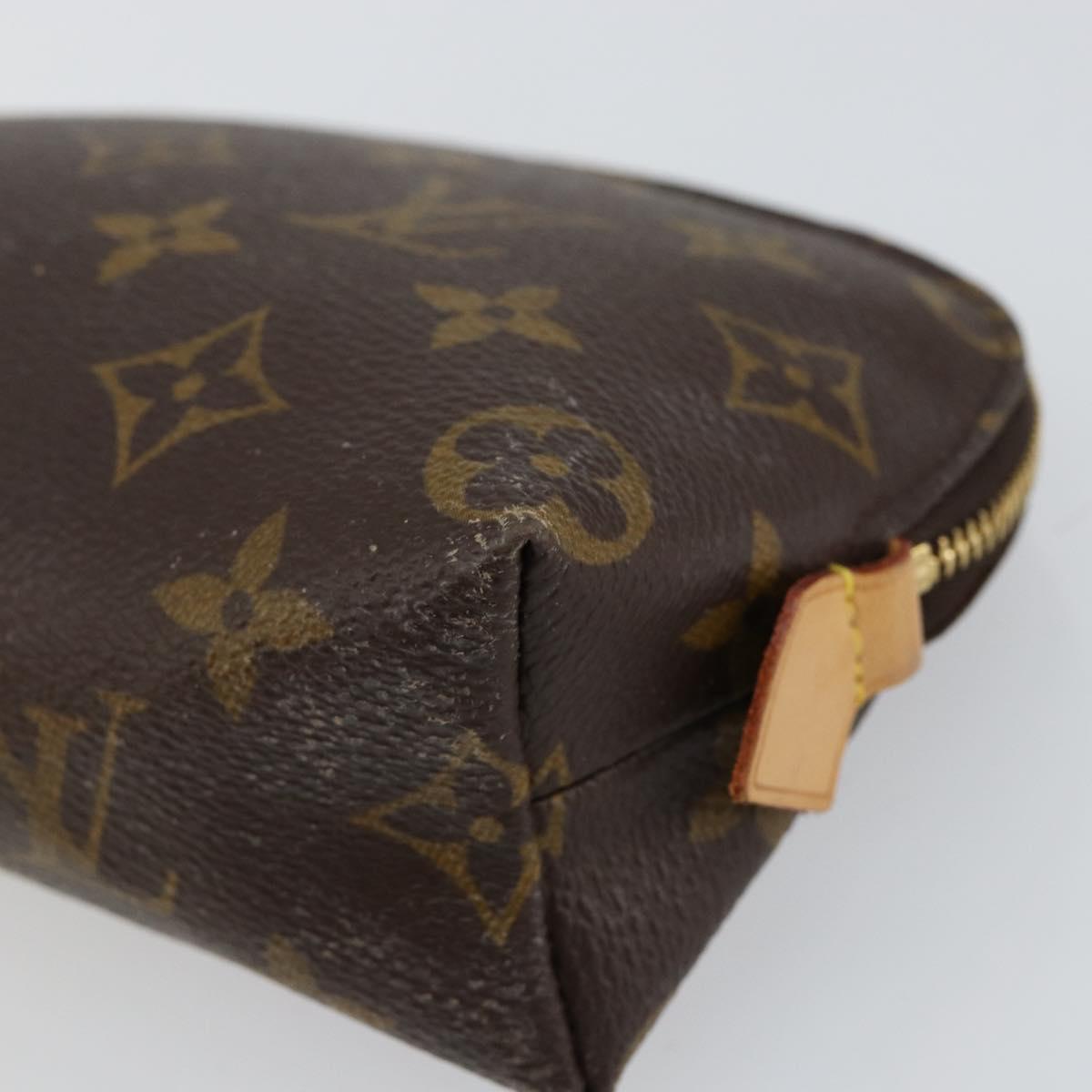 LOUIS VUITTON Monogram Pochette Cosmetic PM Pouch M43998 LV Auth BA8139