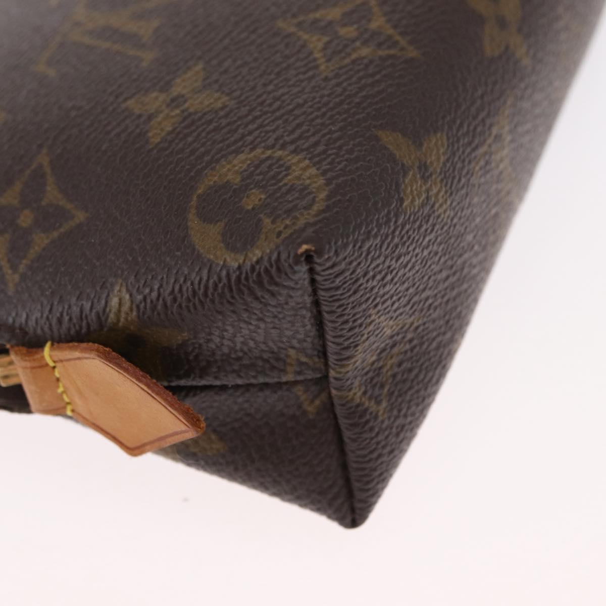 LOUIS VUITTON Monogram Pochette Cosmetic PM Pouch M43998 LV Auth BA8140