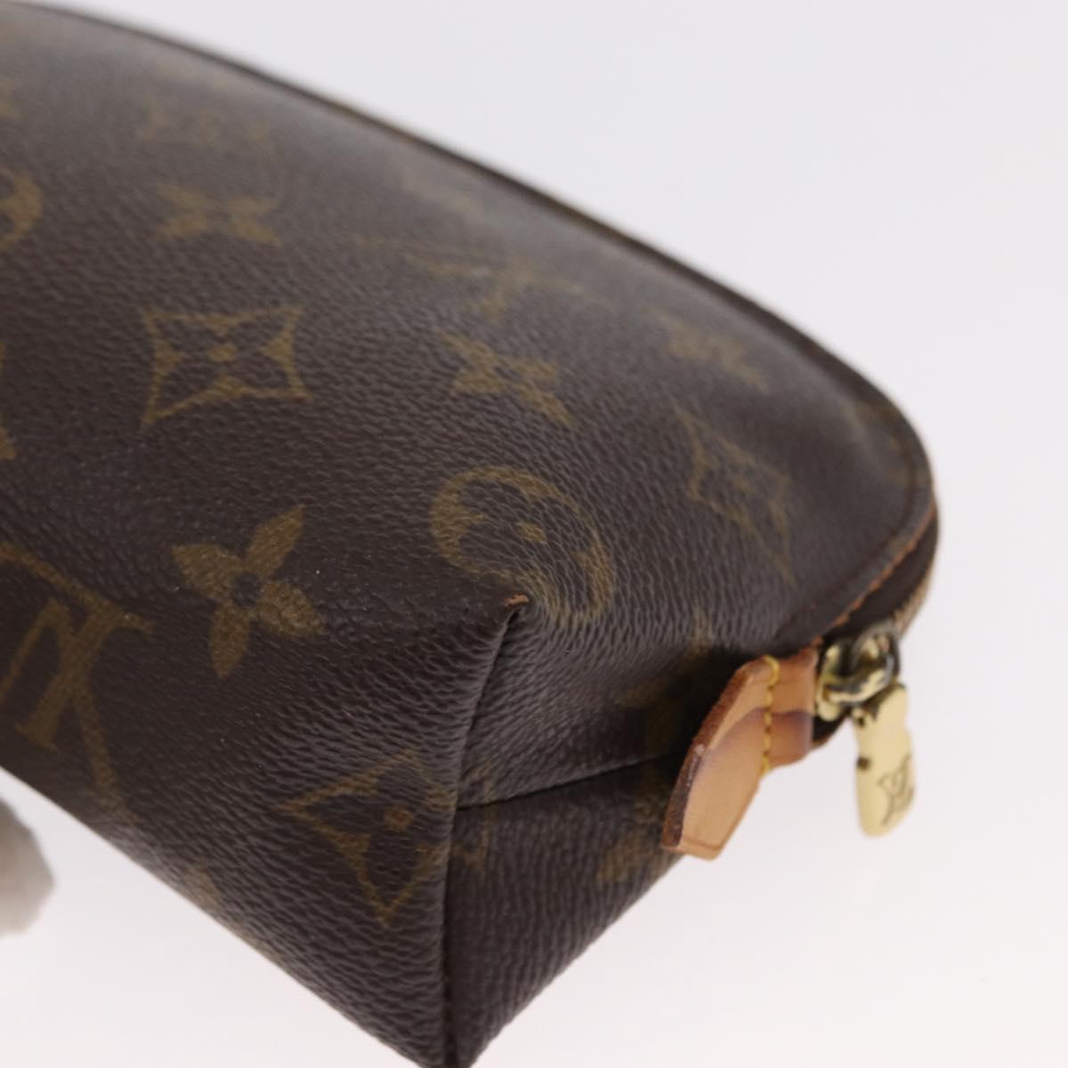 LOUIS VUITTON Monogram Pochette Cosmetic PM Pouch M43998 LV Auth BA8140