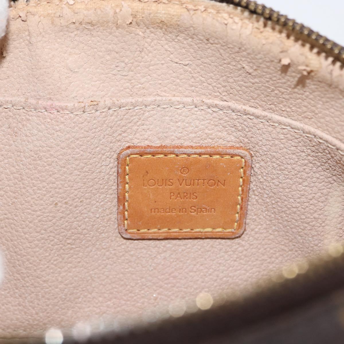 LOUIS VUITTON Monogram Pochette Cosmetic PM Pouch M43998 LV Auth BA8140