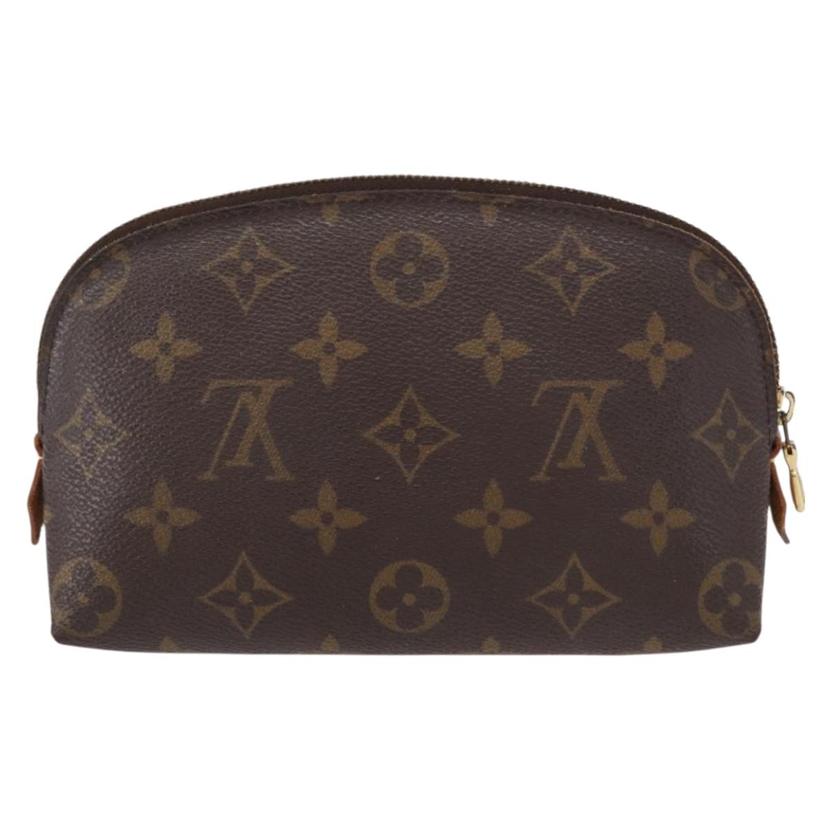 LOUIS VUITTON Monogram Pochette Cosmetic PM Pouch M43998 LV Auth BA8140