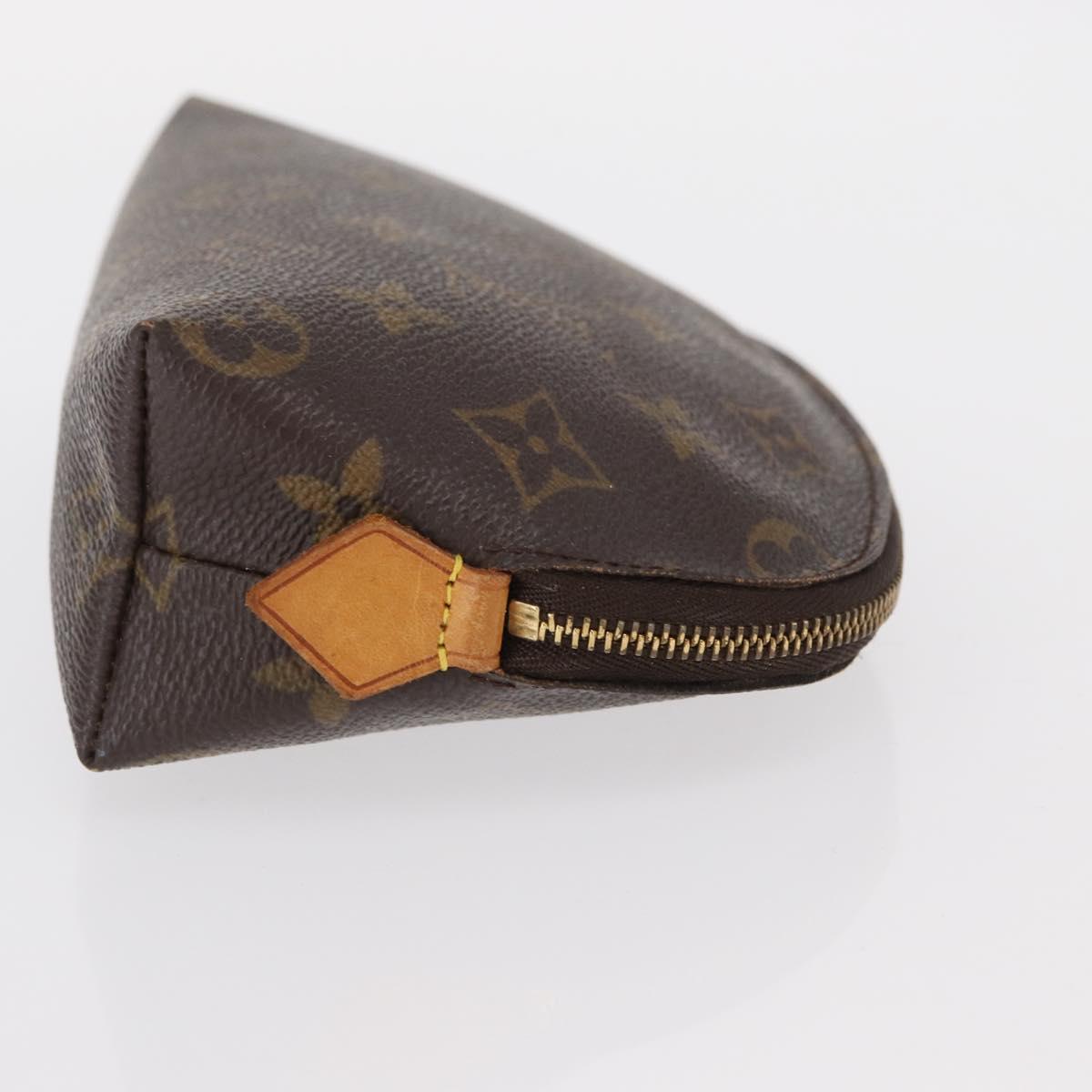 LOUIS VUITTON Monogram Pochette Cosmetic PM Pouch M43998 LV Auth BA8140