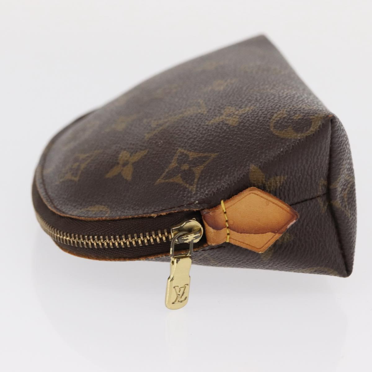 LOUIS VUITTON Monogram Pochette Cosmetic PM Pouch M43998 LV Auth BA8140