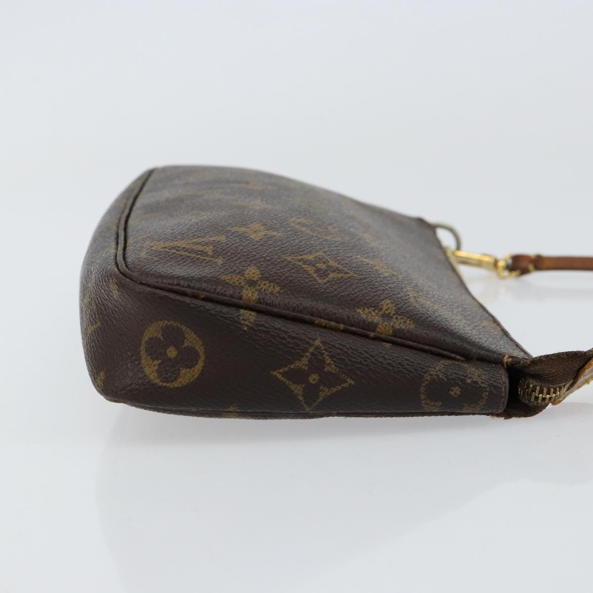 LOUIS VUITTON Monogram Pochette Accessoires Pouch M51980 LV Auth BA8143