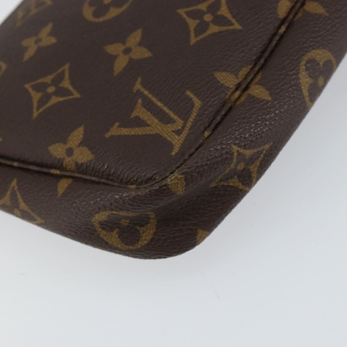 LOUIS VUITTON Monogram Pochette Accessoires Pouch M51980 LV Auth BA8144