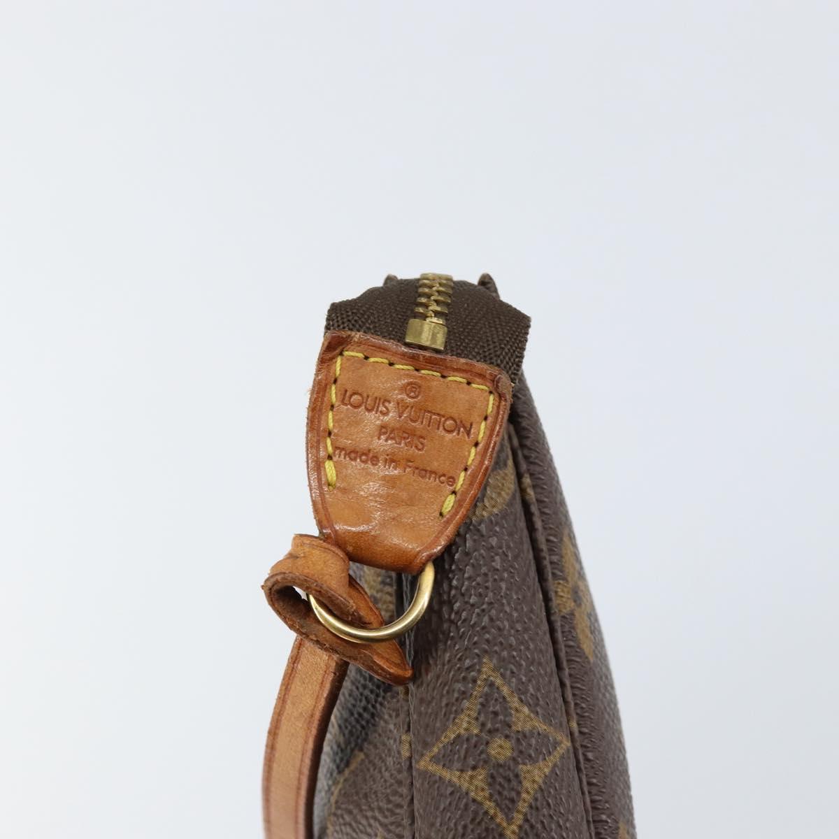 LOUIS VUITTON Monogram Pochette Accessoires Pouch M51980 LV Auth BA8144