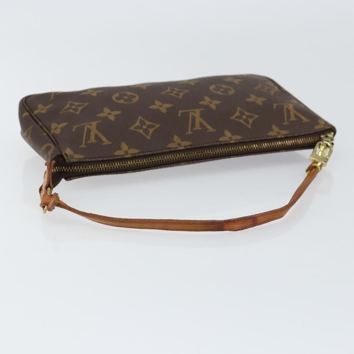 LOUIS VUITTON Monogram Pochette Accessoires Pouch M51980 LV Auth BA8144
