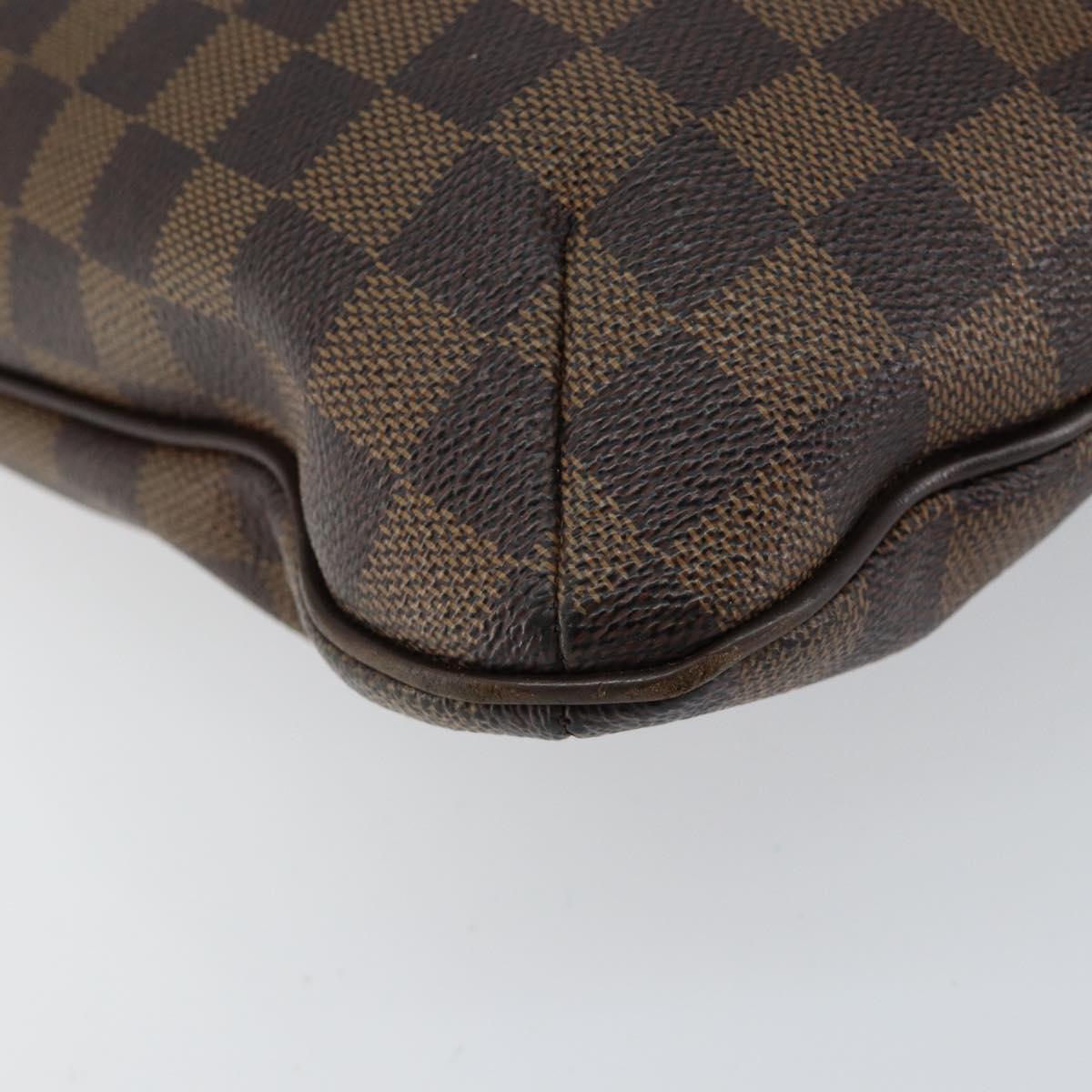 LOUIS VUITTON Damier Ebene Bloomsbury GM Shoulder Bag N42250 LV Auth BA8148