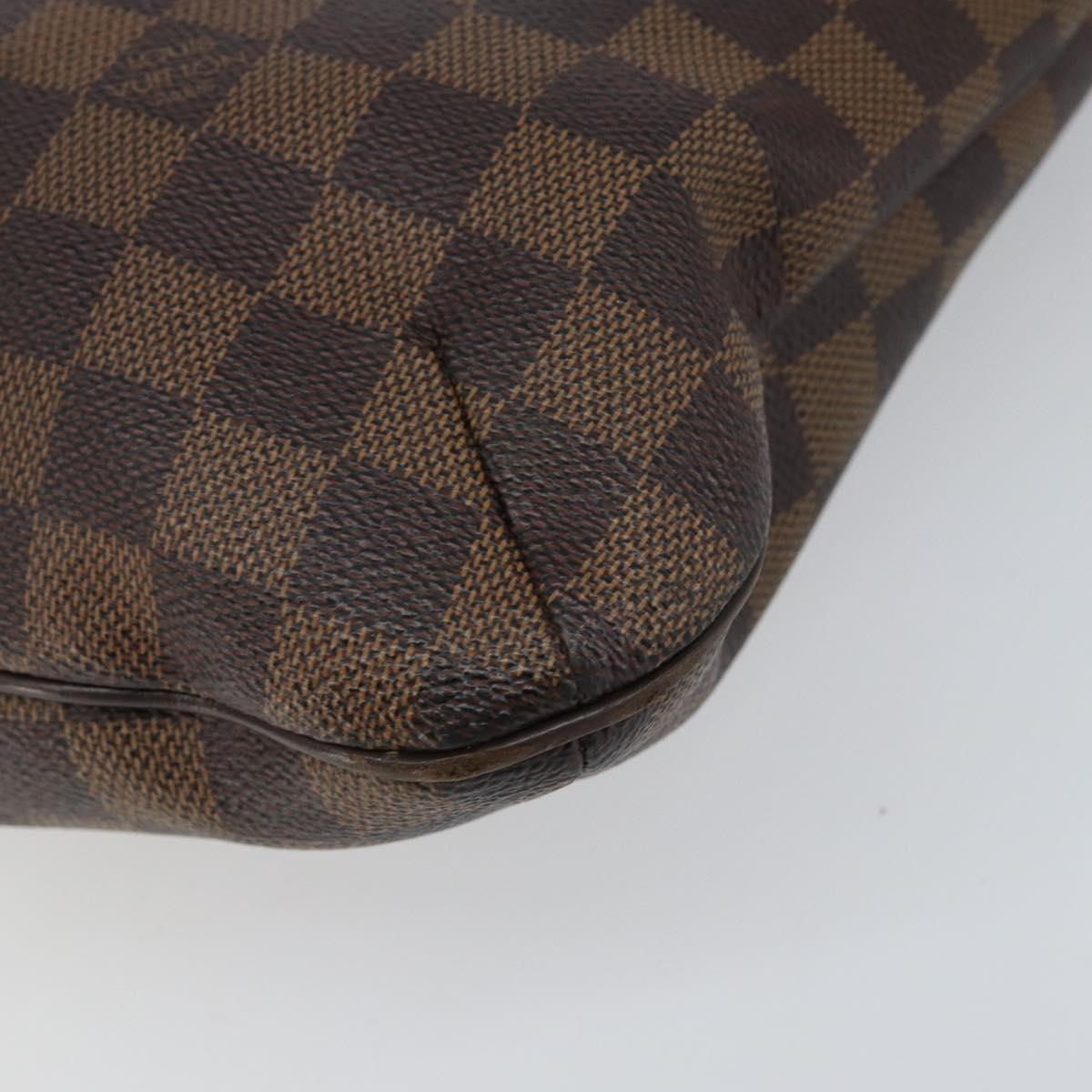 LOUIS VUITTON Damier Ebene Bloomsbury GM Shoulder Bag N42250 LV Auth BA8148