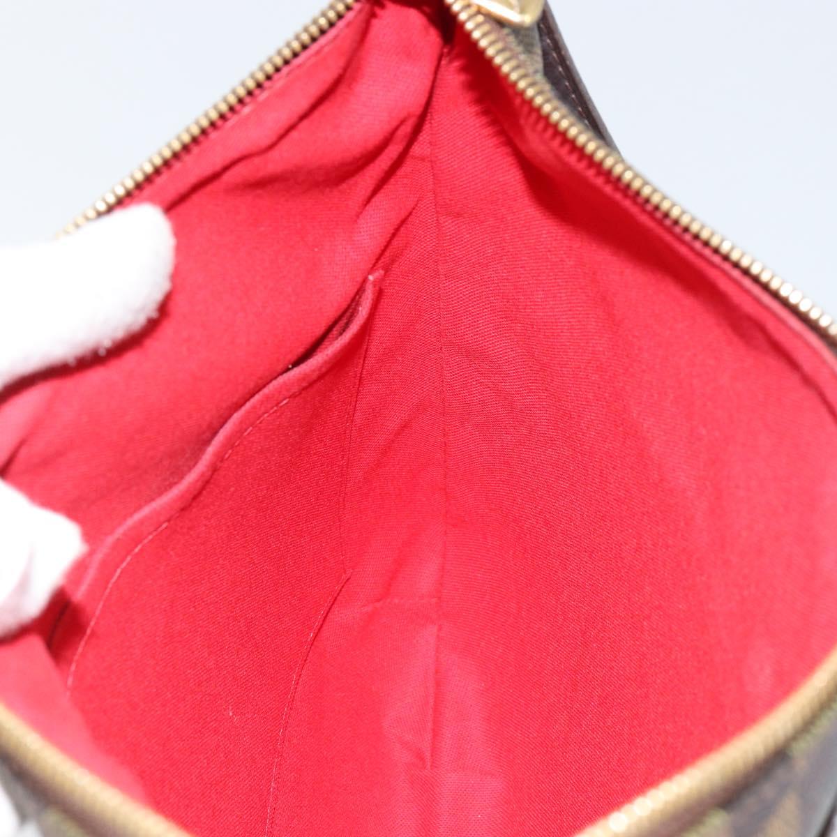 LOUIS VUITTON Damier Ebene Bloomsbury GM Shoulder Bag N42250 LV Auth BA8148