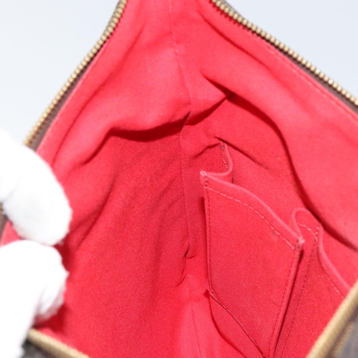 LOUIS VUITTON Damier Ebene Bloomsbury GM Shoulder Bag N42250 LV Auth BA8148