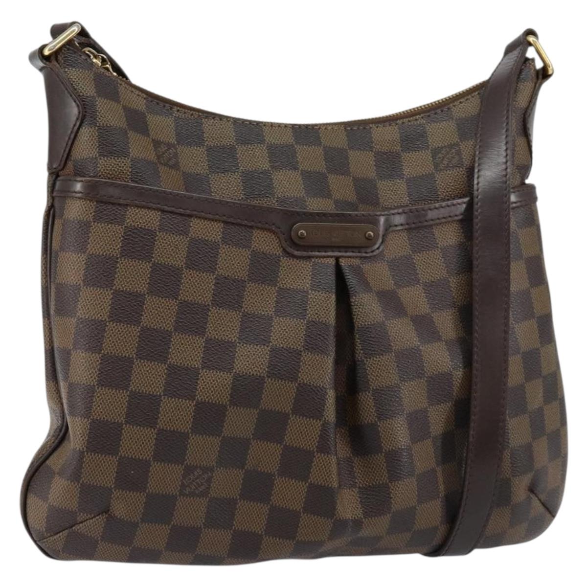 LOUIS VUITTON Damier Ebene Bloomsbury GM Shoulder Bag N42250 LV Auth BA8148