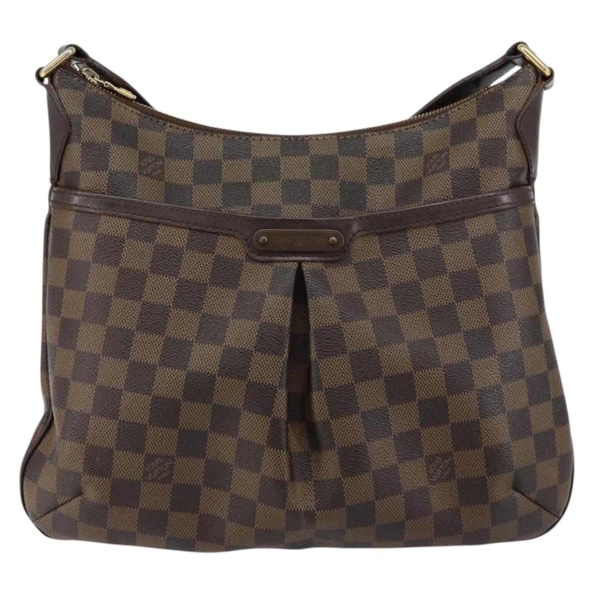 LOUIS VUITTON Damier Ebene Bloomsbury GM Shoulder Bag N42250 LV Auth BA8148