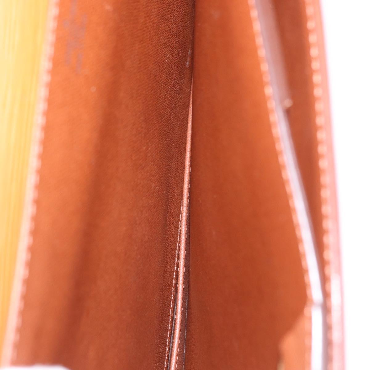 LOUIS VUITTON Epi Serviette Conseiller Briefcase Zipangu Gold M54428 Auth BA8150