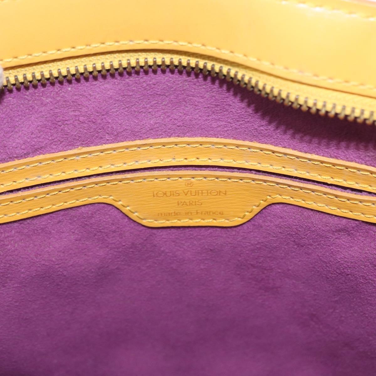 LOUIS VUITTON Epi Saint Jacques Hand Bag Yellow M52279 LV Auth BA8151