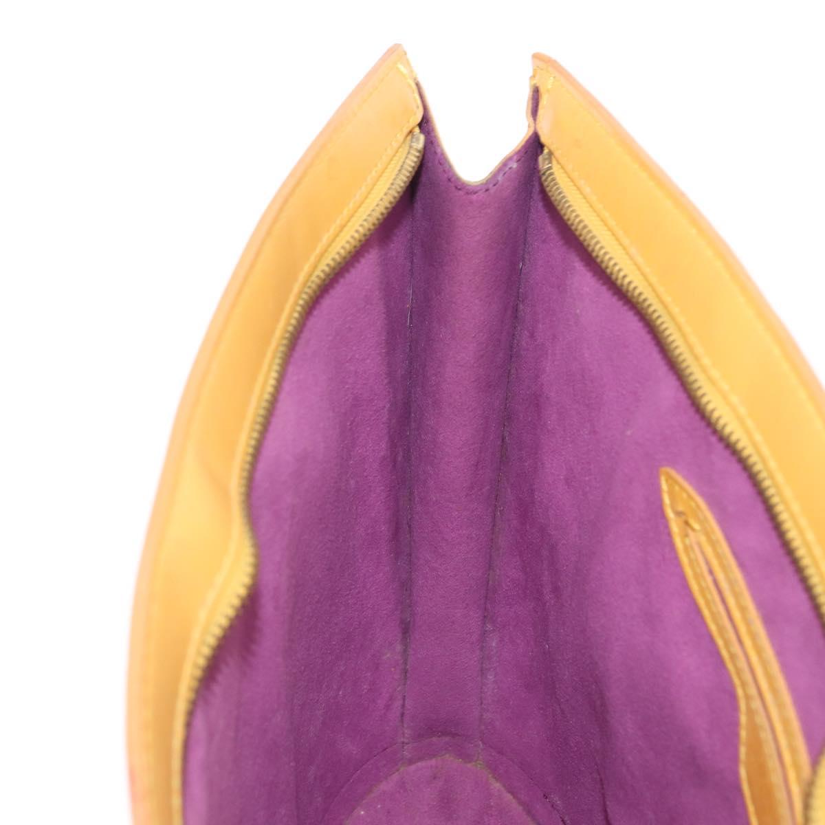 LOUIS VUITTON Epi Saint Jacques Hand Bag Yellow M52279 LV Auth BA8151