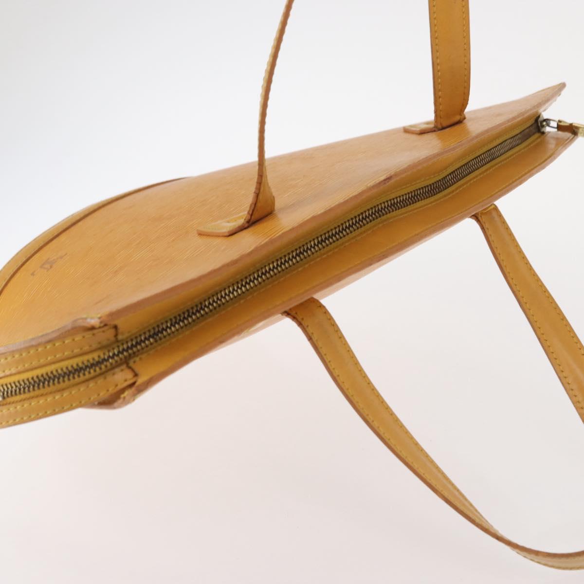 LOUIS VUITTON Epi Saint Jacques Hand Bag Yellow M52279 LV Auth BA8151