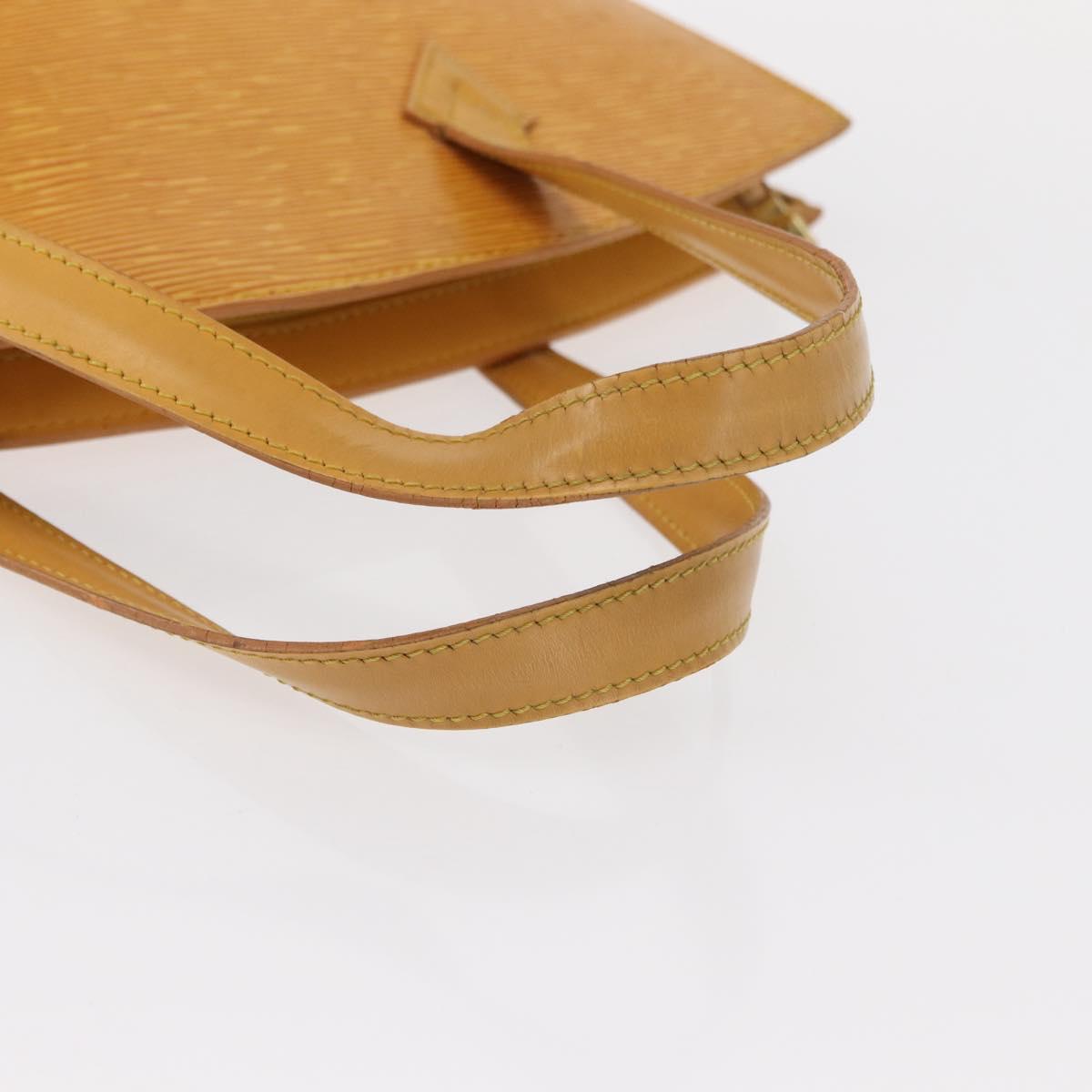 LOUIS VUITTON Epi Saint Jacques Hand Bag Yellow M52279 LV Auth BA8151