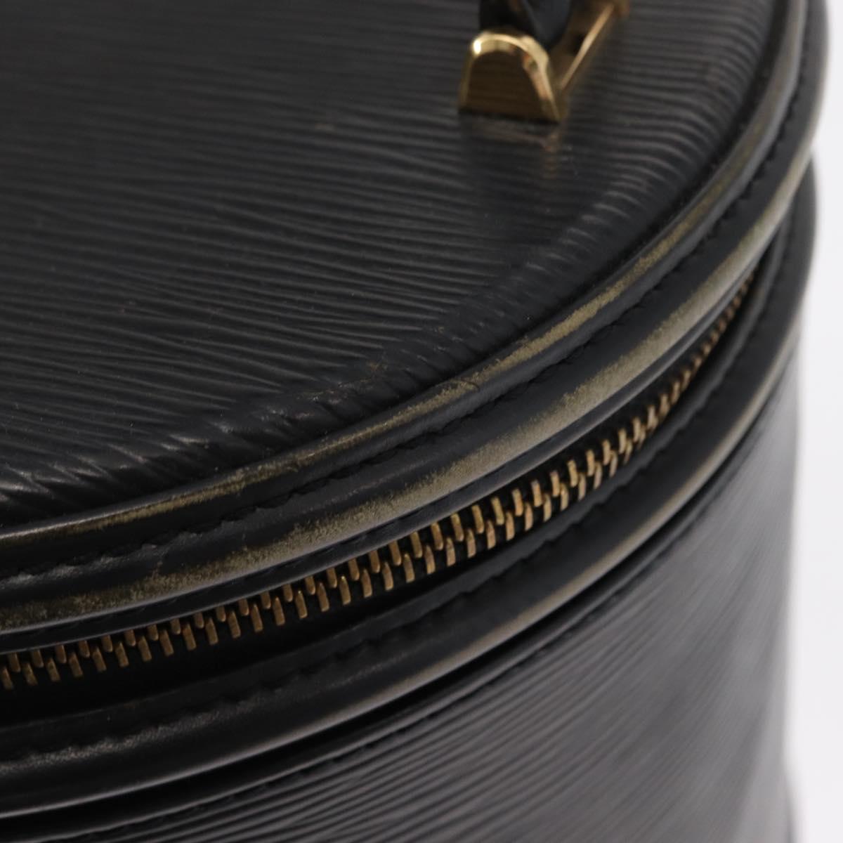 LOUIS VUITTON Epi Cannes Hand Bag Black M48032 LV Auth BA8152