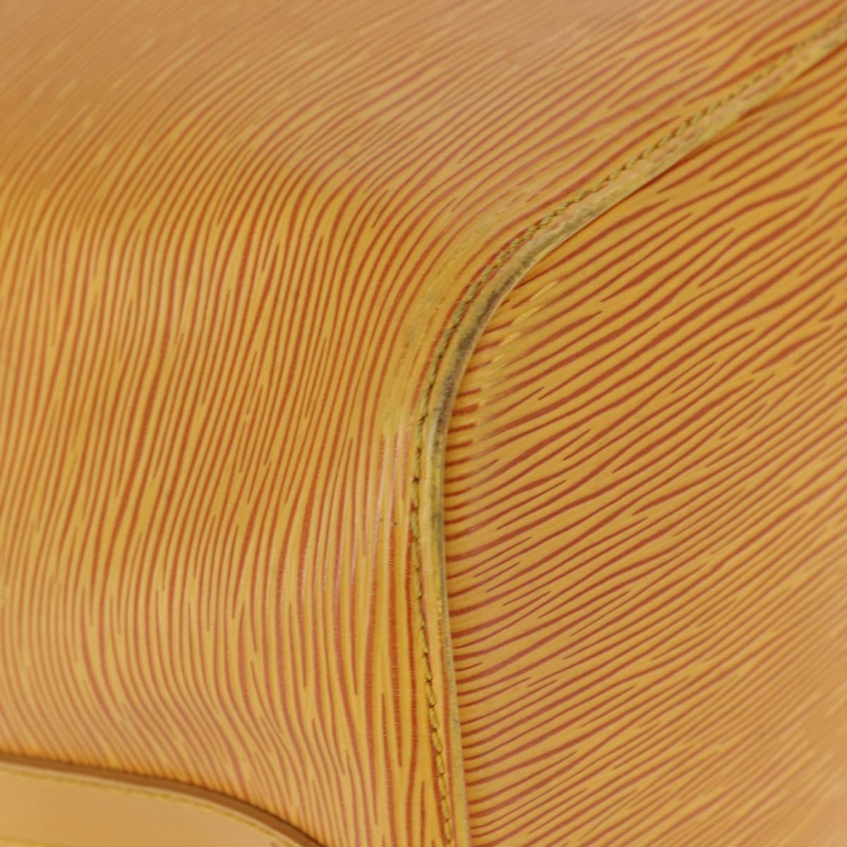 LOUIS VUITTON Epi Petit Noe Shoulder Bag Yellow M44109 LV Auth BA8153