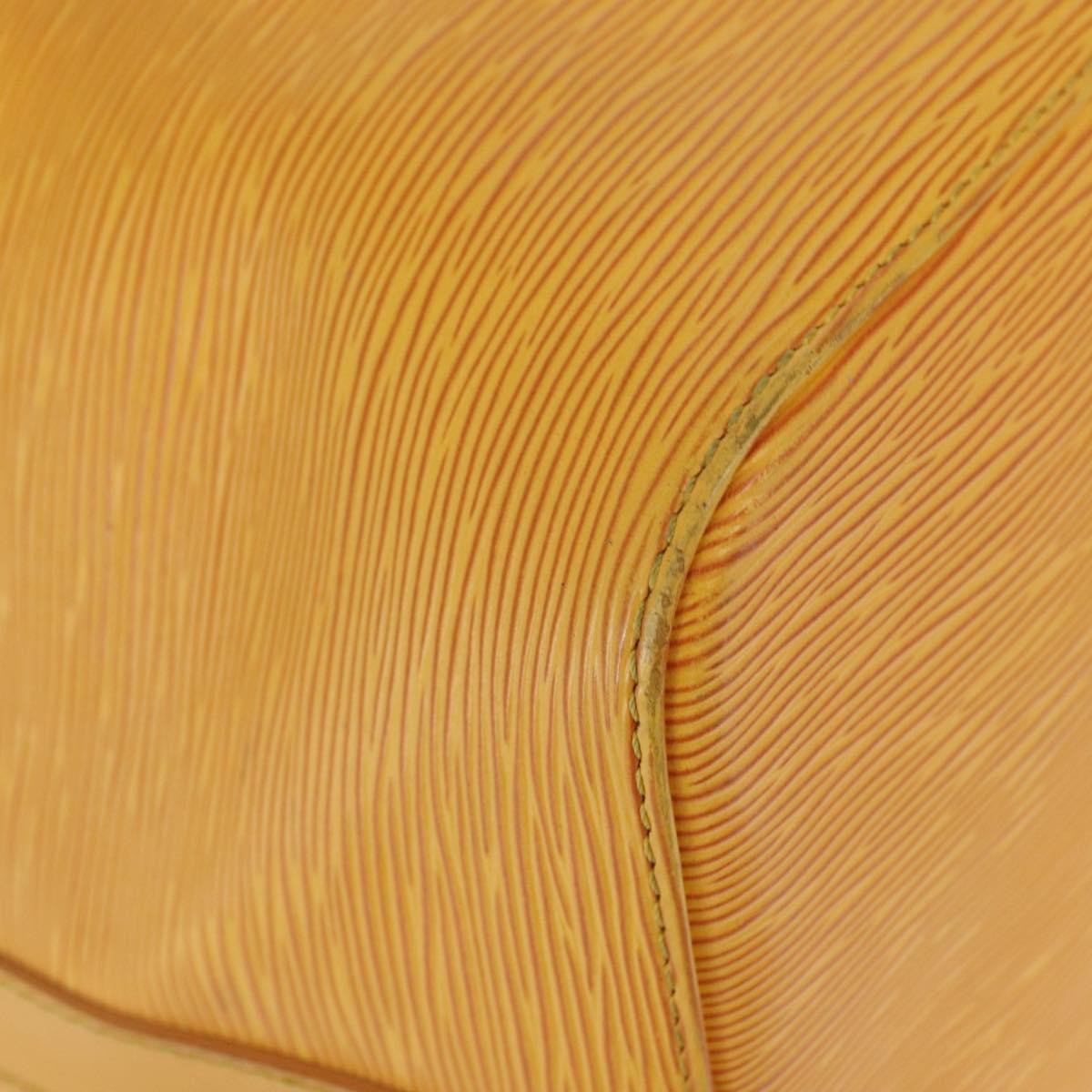 LOUIS VUITTON Epi Petit Noe Shoulder Bag Yellow M44109 LV Auth BA8154