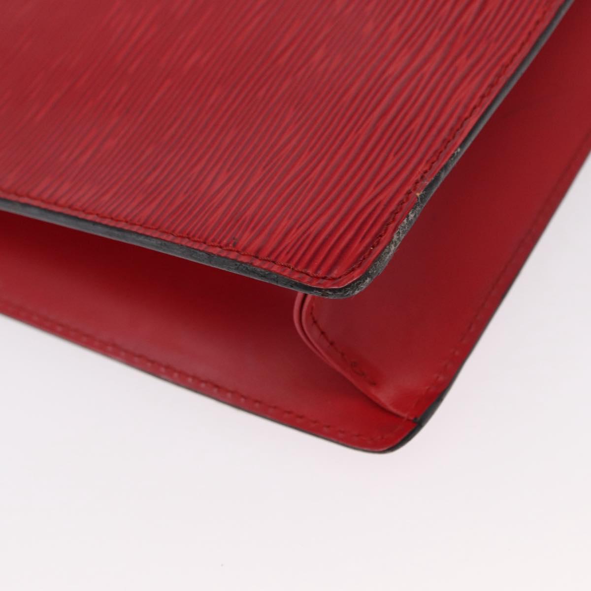 LOUIS VUITTON Epi Monceau 28 Hand Bag Red M40783 LV Auth BA8156