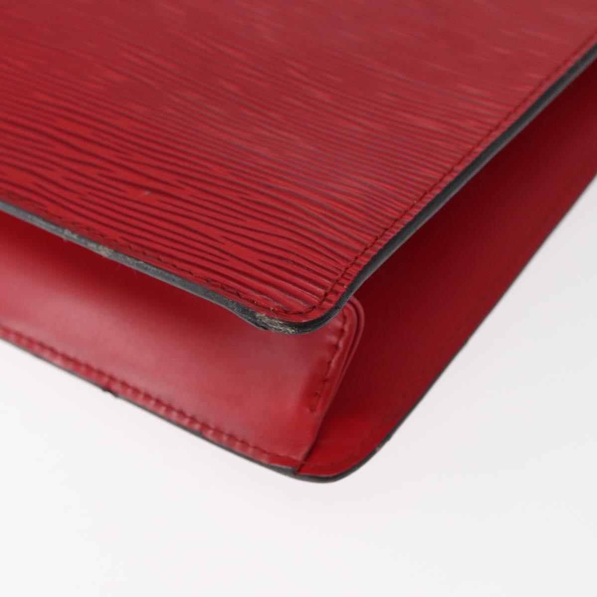 LOUIS VUITTON Epi Monceau 28 Hand Bag Red M40783 LV Auth BA8156