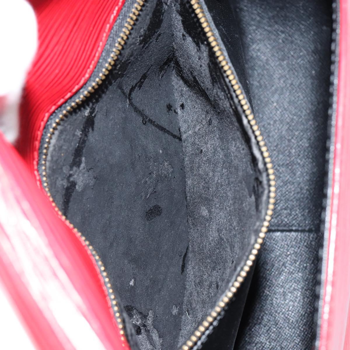 LOUIS VUITTON Epi Saint Cloud GM Shoulder Bag Red M52197 LV Auth BA8157