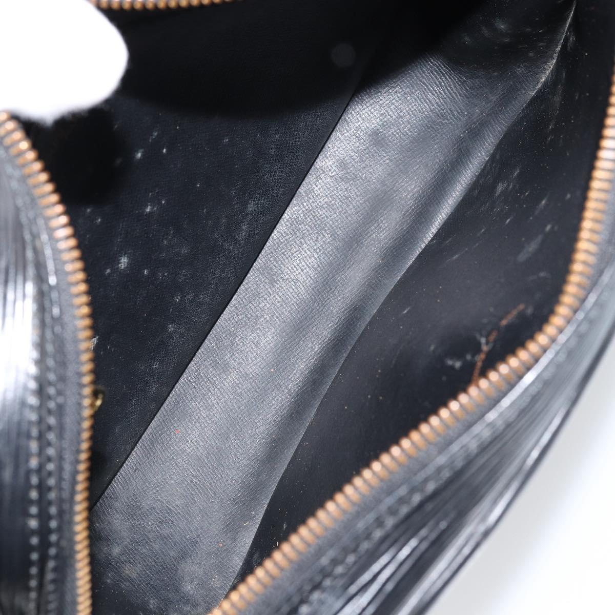 LOUIS VUITTON Epi Jeune Fille MM Shoulder Bag Black M52152 LV Auth BA8159