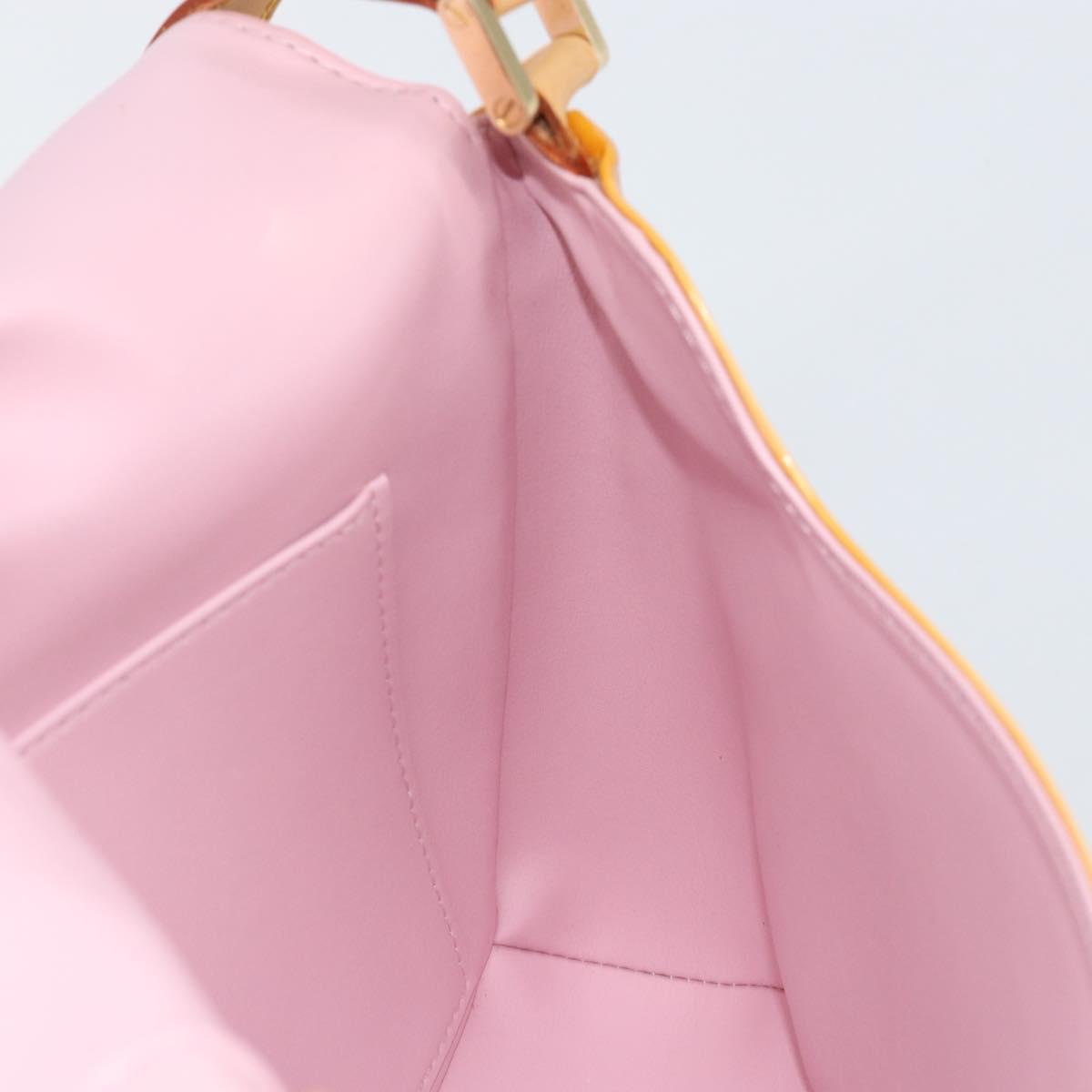 LOUIS VUITTON Vernis Thompson Street Bag Marshmallow Pink M91070 LV Auth BA8165